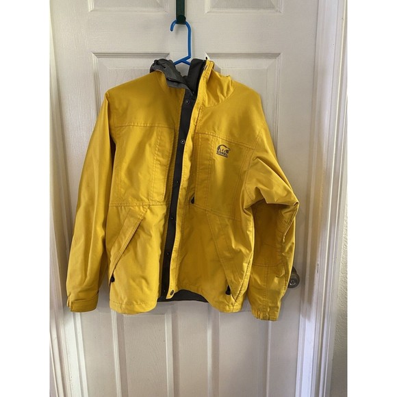 Sorel Men Yellow Omni-Tech Waterproof Jacket & Pants Snap Button Combo - Picture 1 of 16